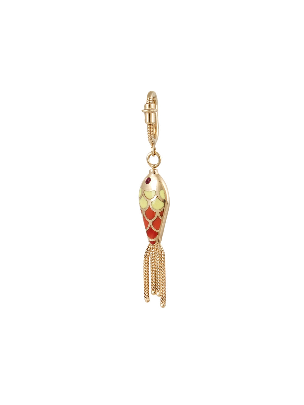 RUBY FISH CHARM