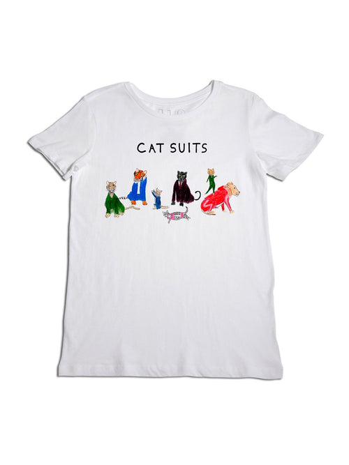 CAT SUITS TEE SHIRT