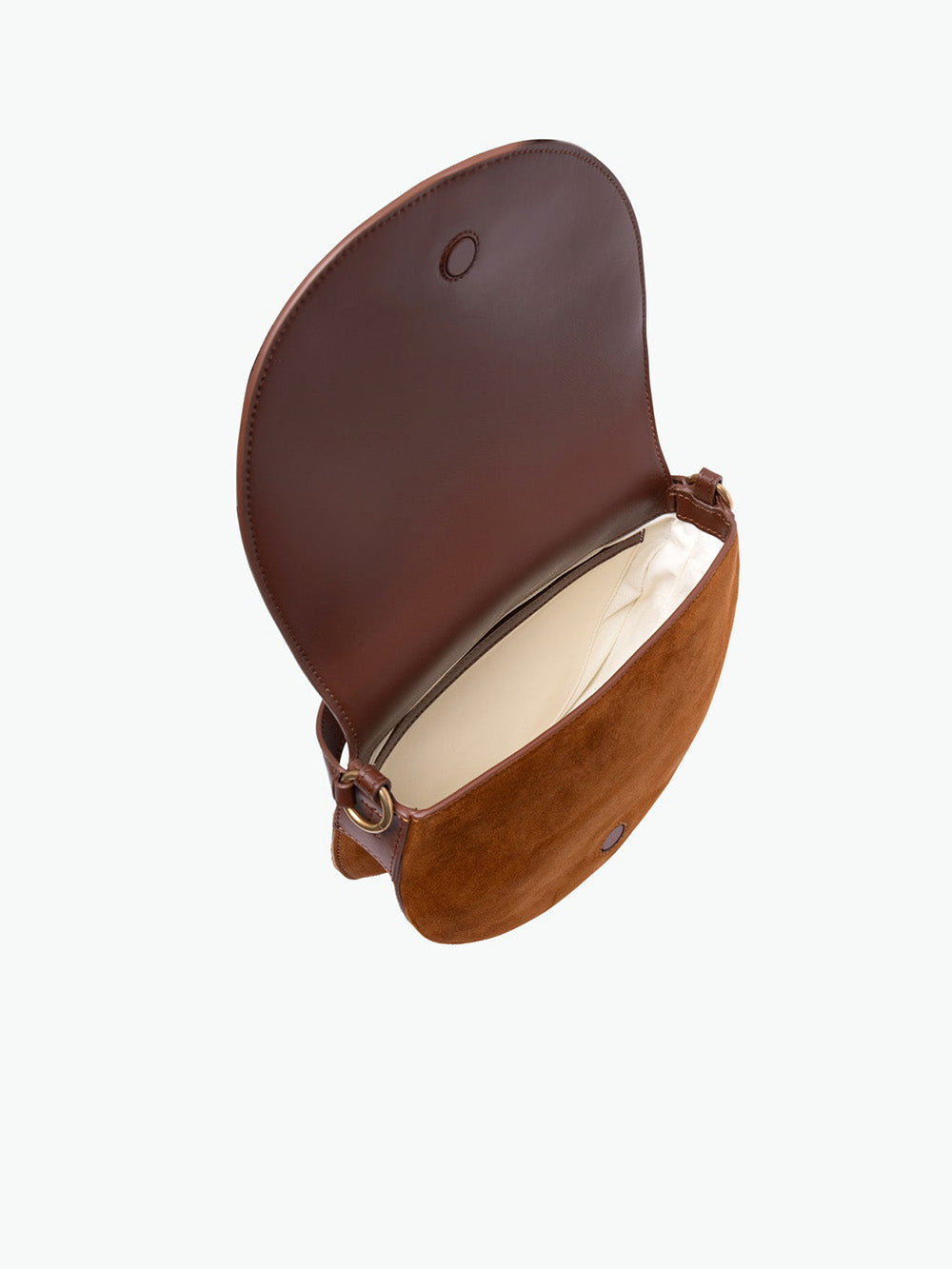 SAC KATE SADDLE TAN SUEDE