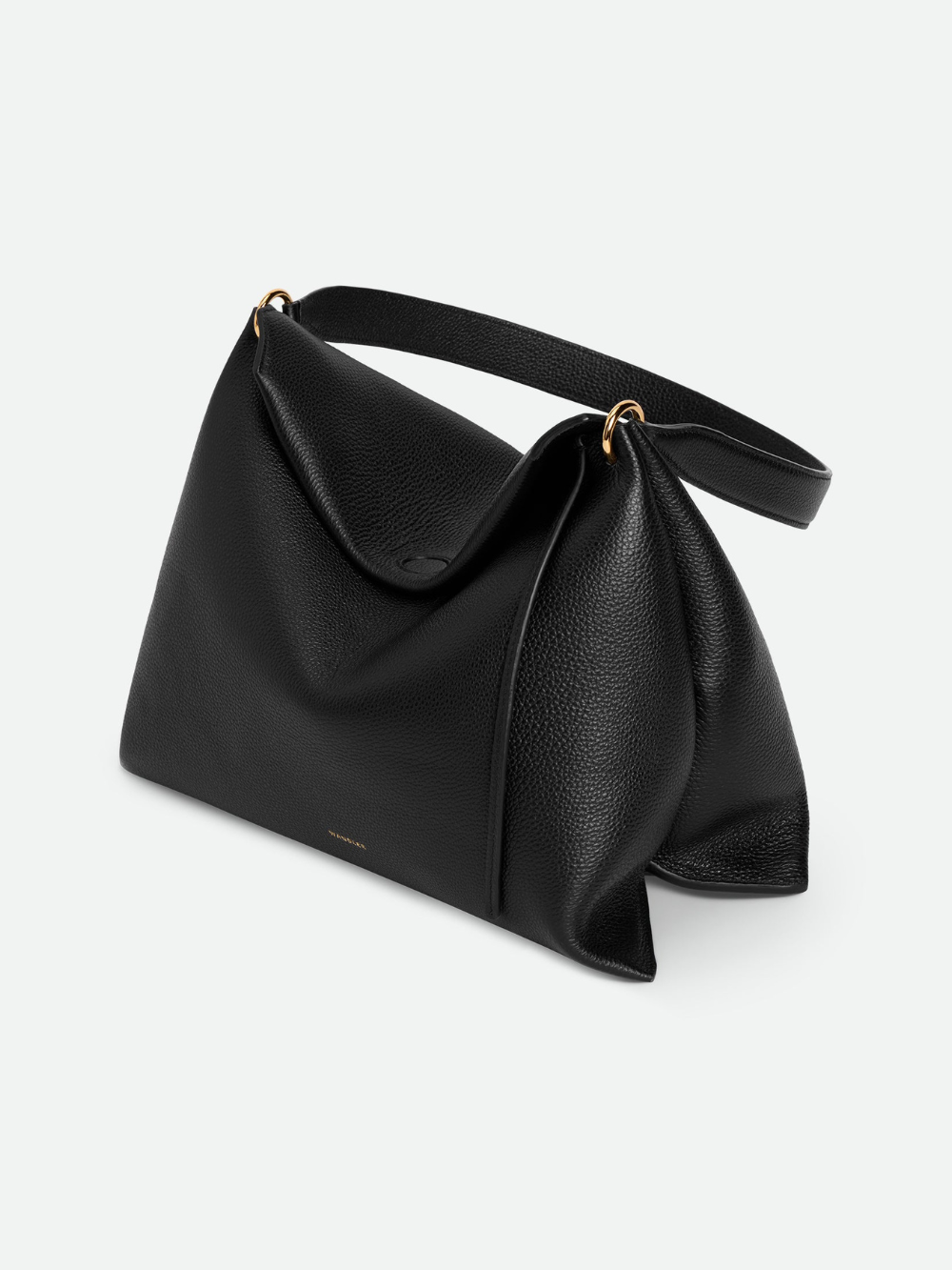TOTE PENELOPE SMALL BLACK CRUST