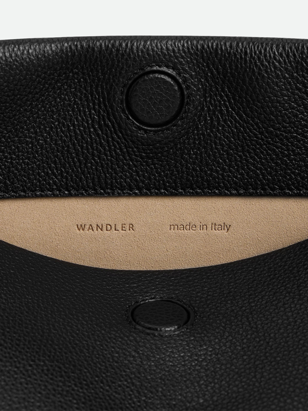 TOTE PENELOPE SMALL BLACK CRUST