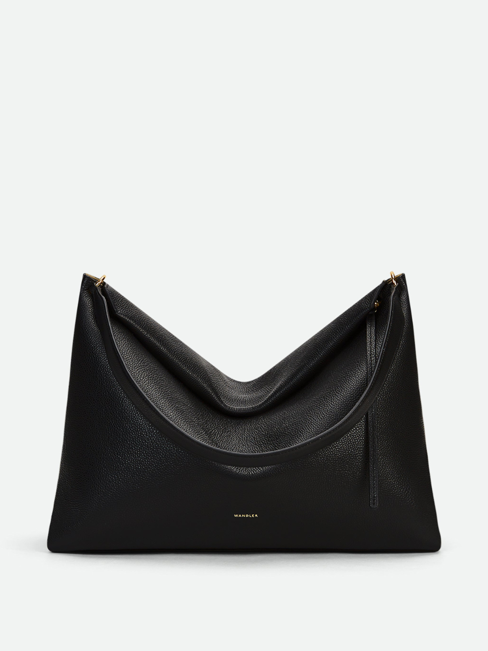 TOTE PENELOPE SMALL BLACK CRUST