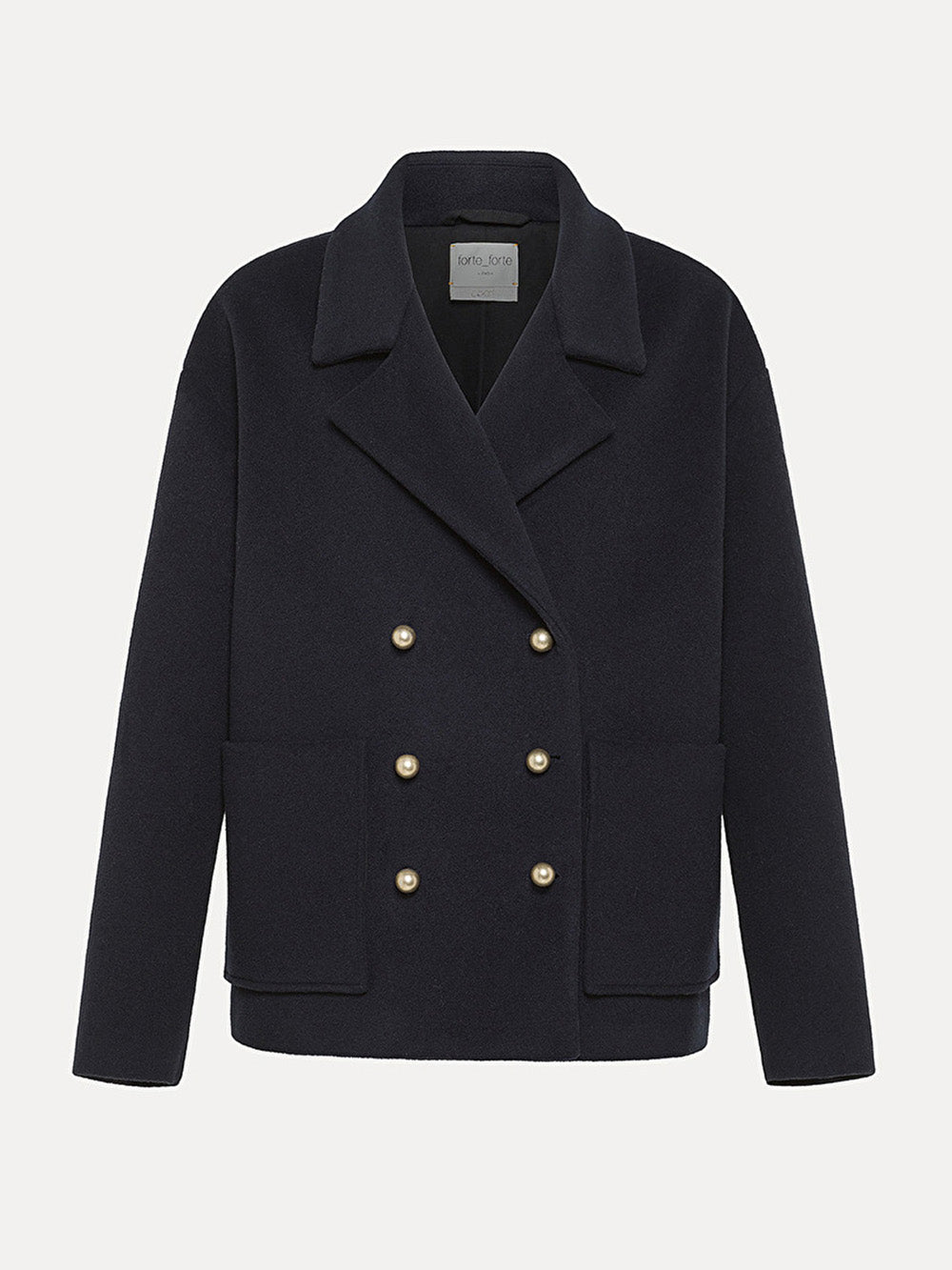 WOOL CROPPED PEACOAT