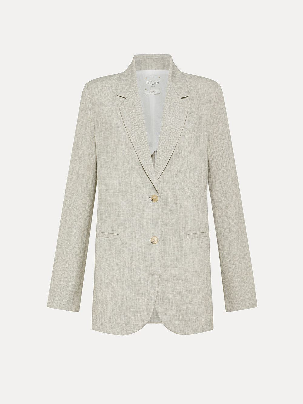 MADREPERLA LINEN BLAZER JACKET