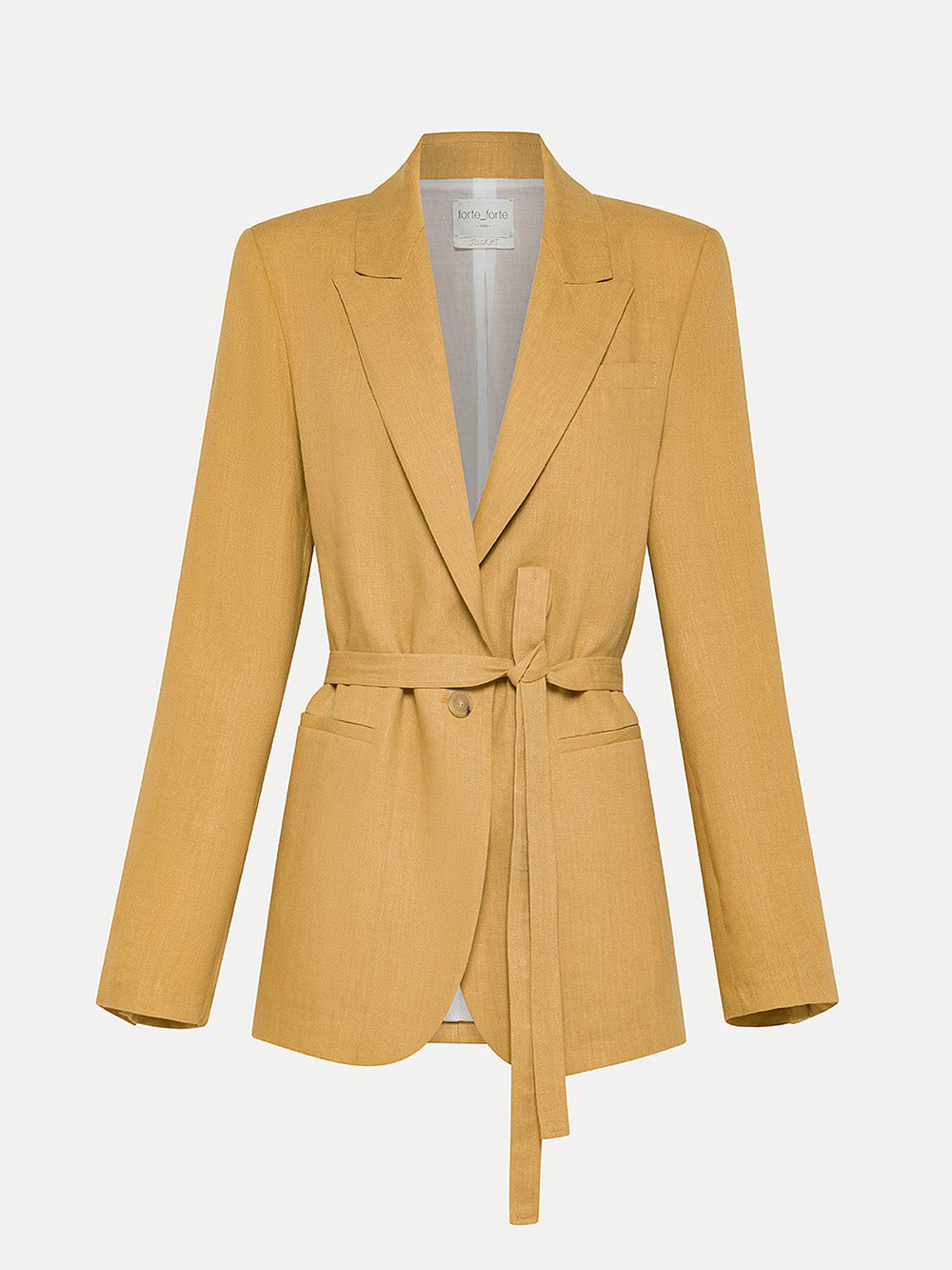 GRANO FITTED LINEN JACKET