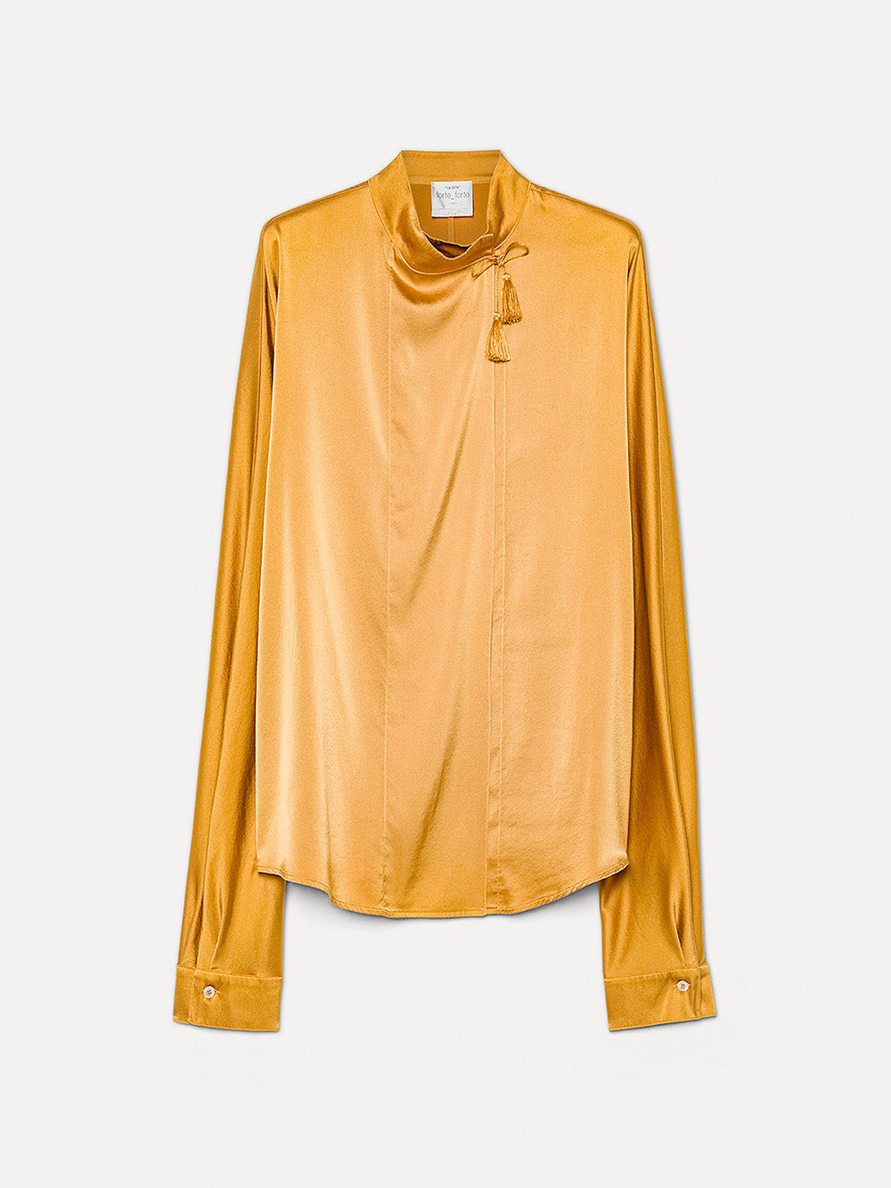 AMBRA SATIN KIMONO SHIRT