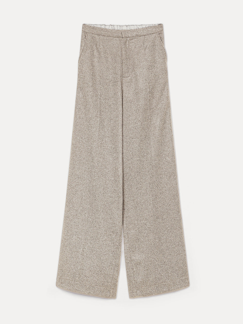 SAND WOOL PALAZZO PANTS