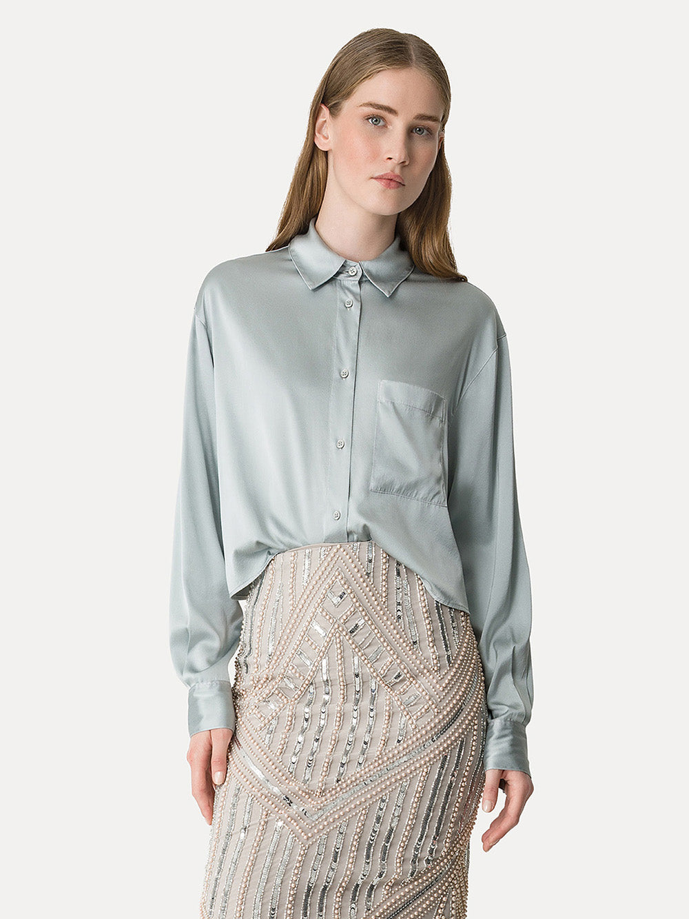 PEARL SILK SHIRT