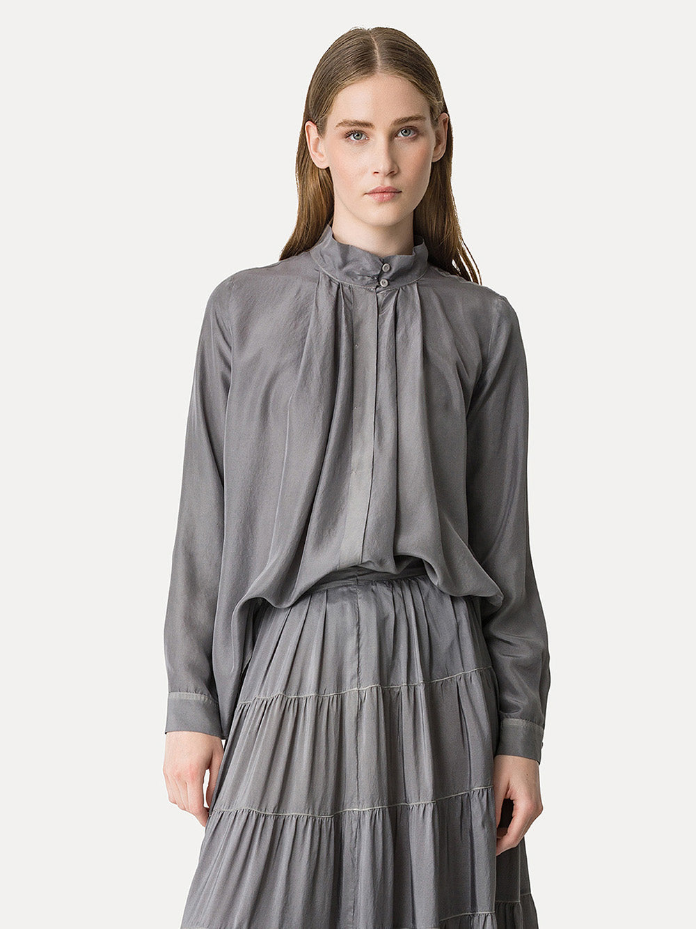 STONE HABOTAI SILK SHIRT