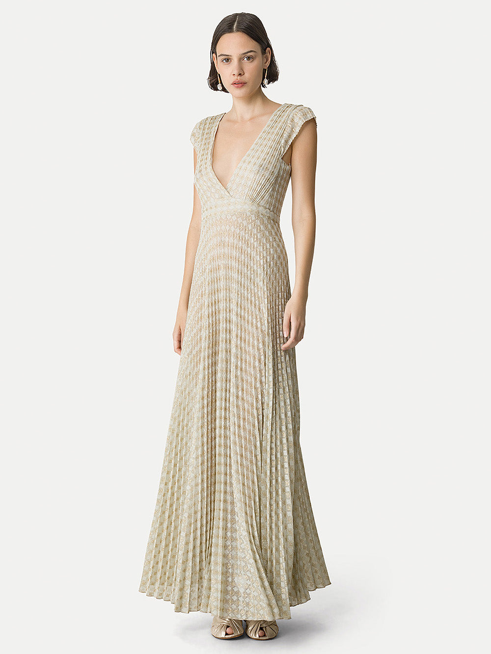 ROBE PLISSÉE DIAMANT