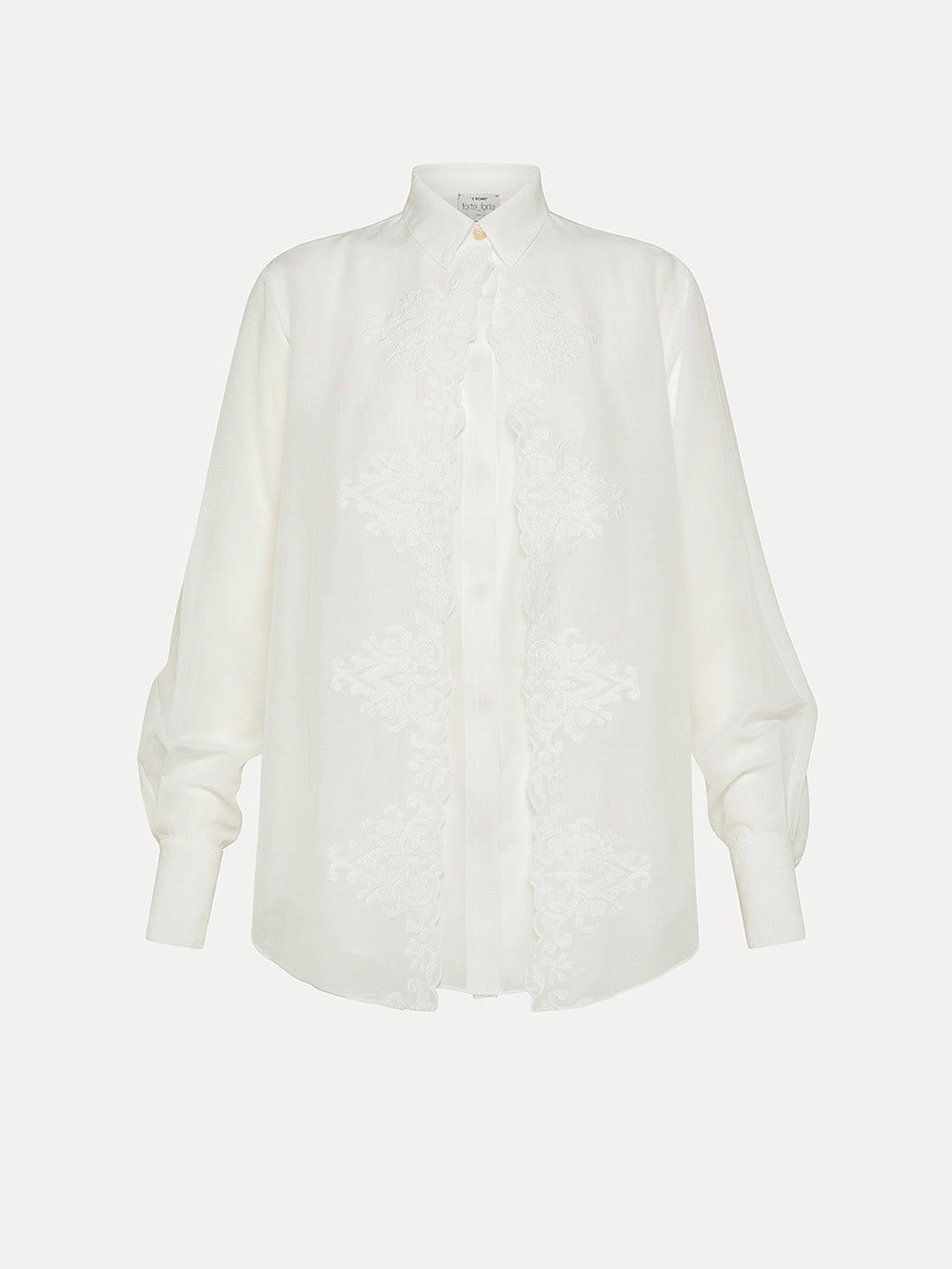 TROMPE L'OEIL EMBROIDERED SHIRT