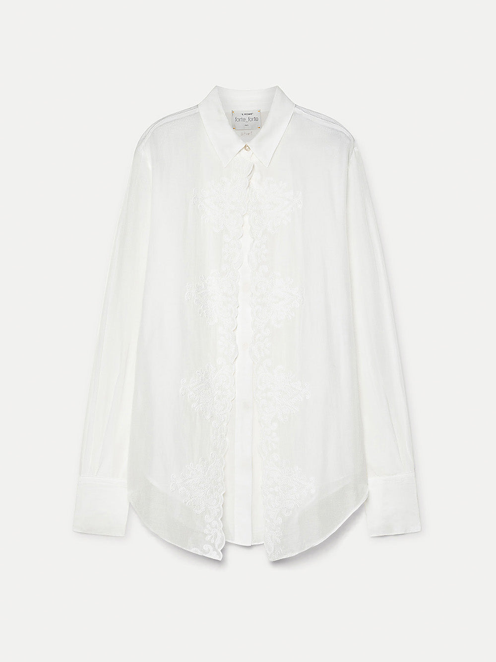 TROMPE L'OEIL EMBROIDERED SHIRT