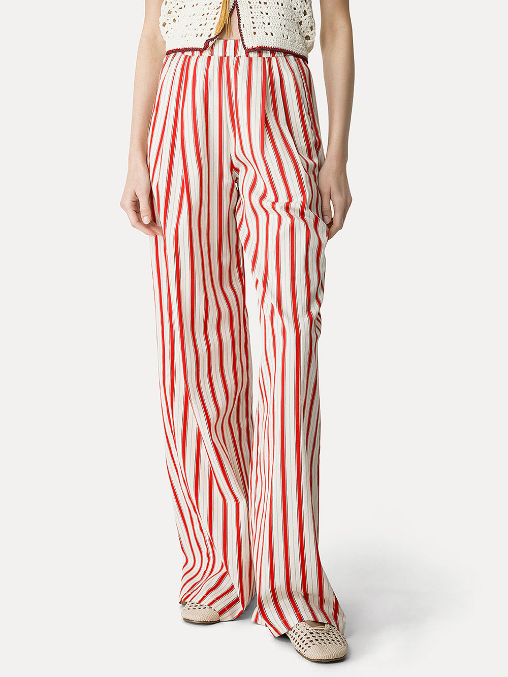 PANTALON CONTEMPORARY ROUGE