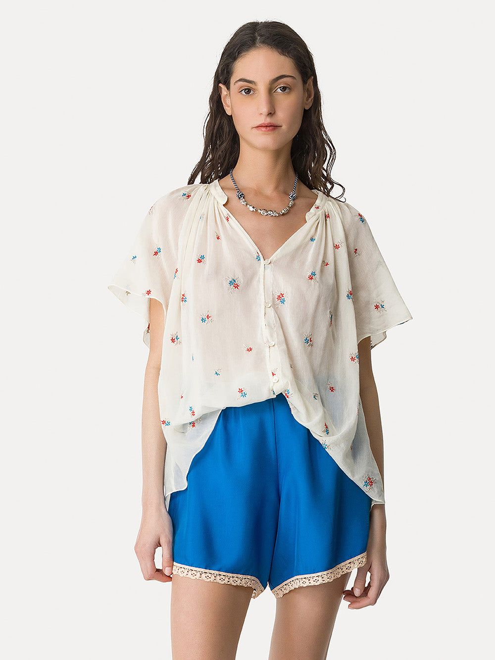 BUTTER SMALL FLOWERS SHIRT