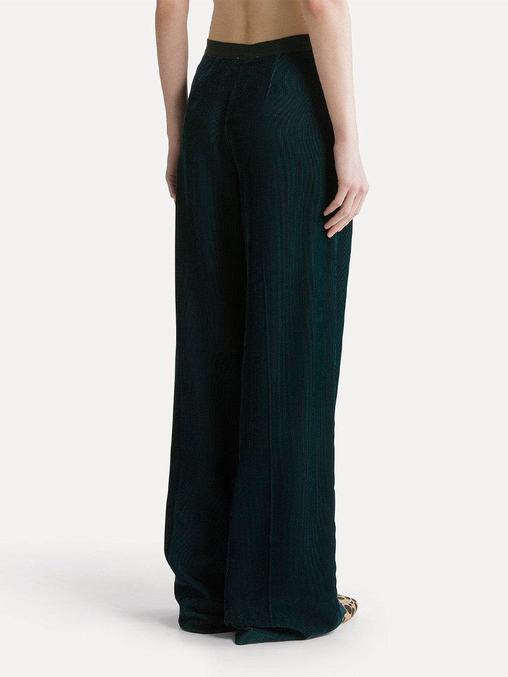 VELVET FLUID TROUSERS