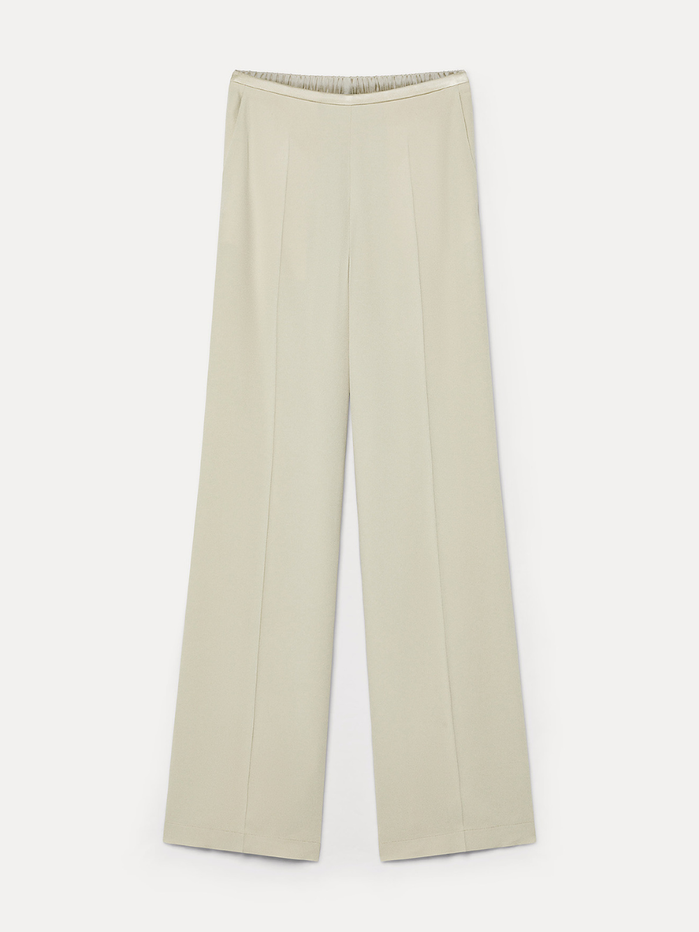 SATIN REVERSE TROUSERS