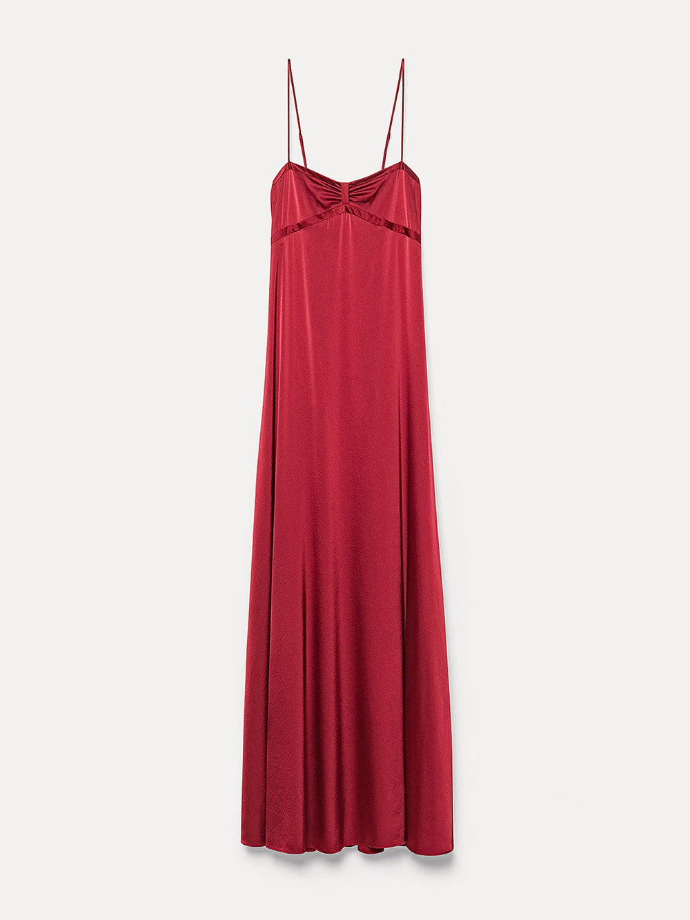 ROBE LONGUE SOIE POMAGRENATE