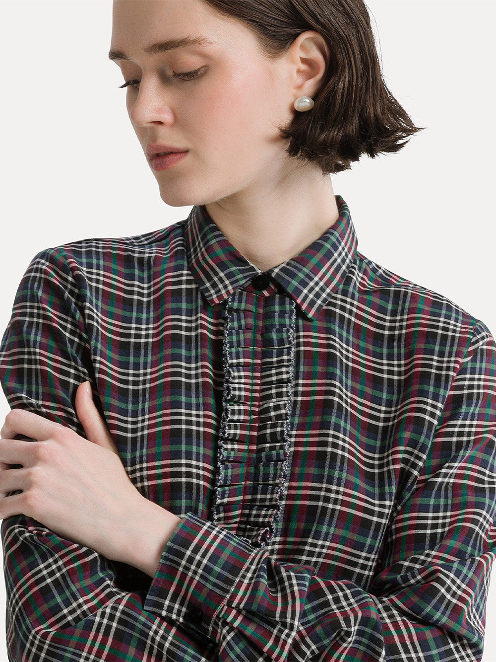 CHEMISE TARTAN ROYAL