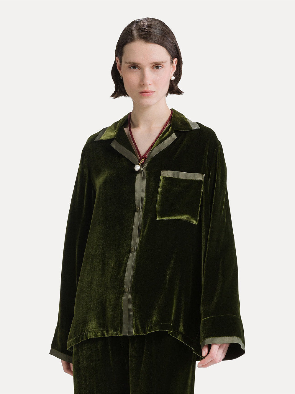 JAJAMA SILK VELVET JACKET