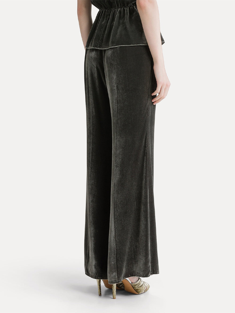 VELVET FLUID TROUSERS