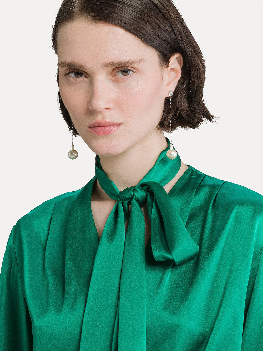 CHEMISE ROYALE LAVALLIÈRE ÉMERAUDE