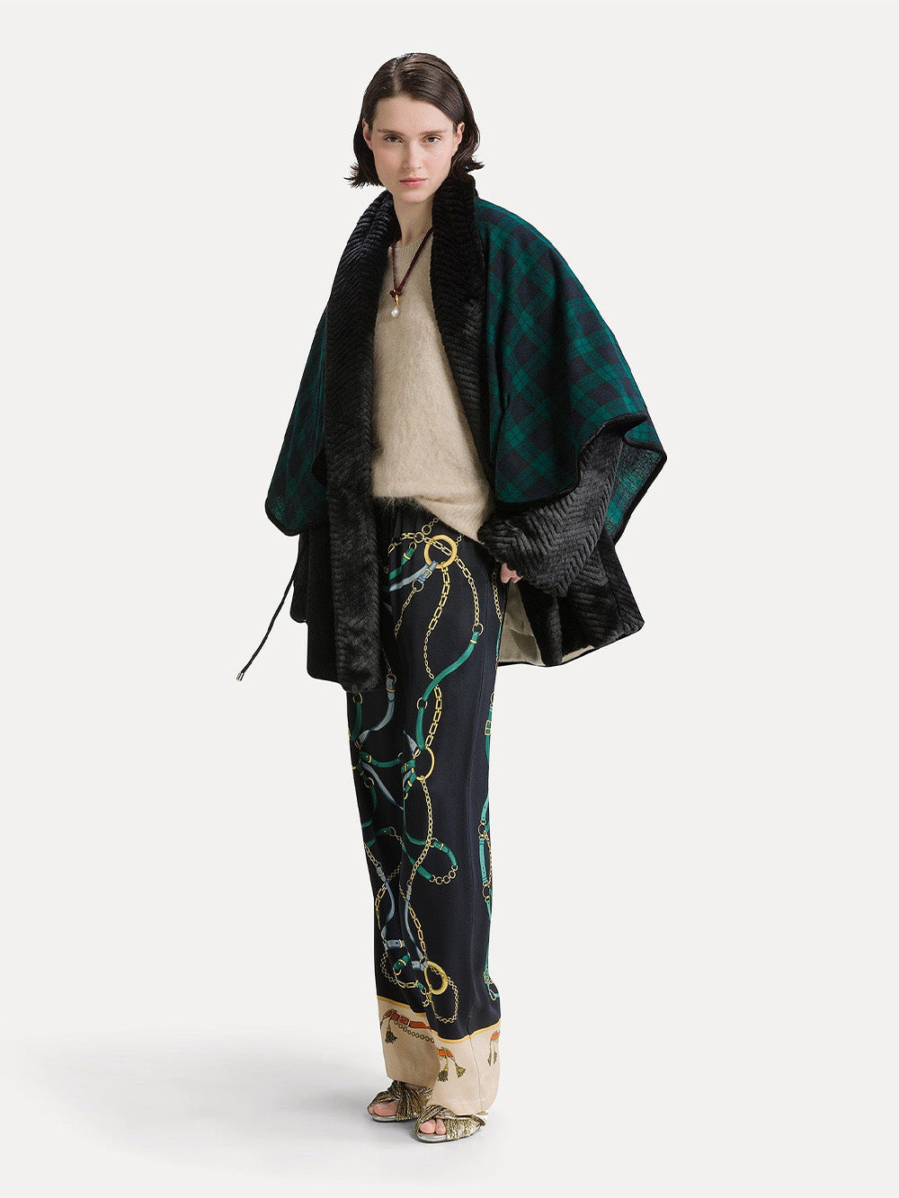PANTALON "THE CROWN" NOIR