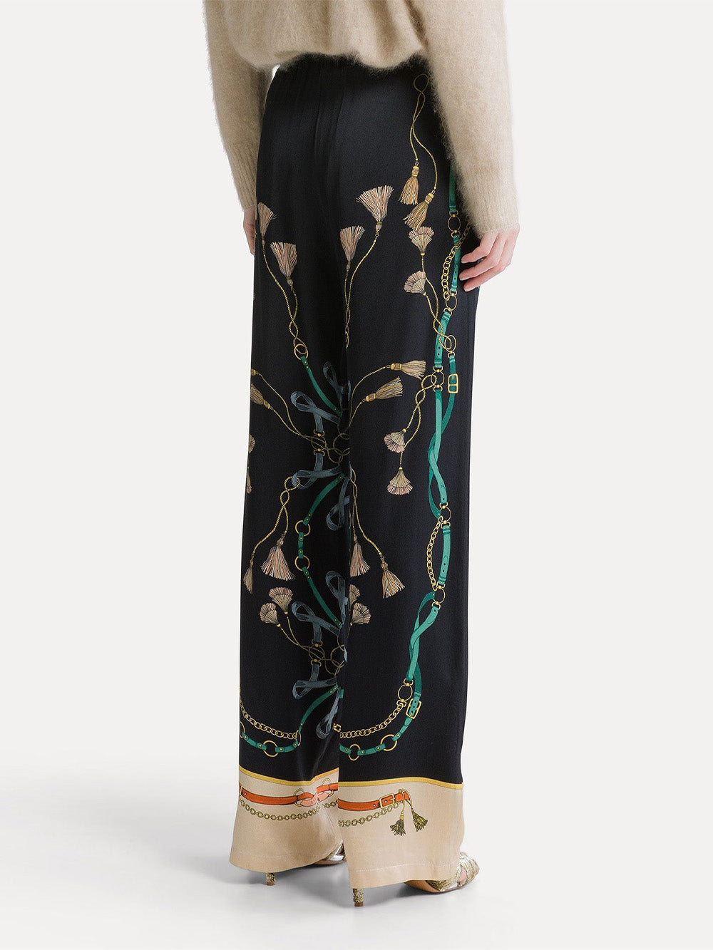 PANTALON "THE CROWN" NOIR