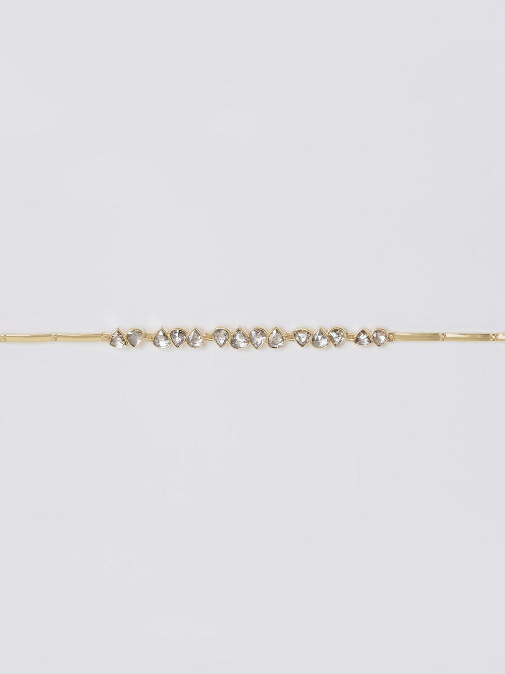 BRACELET ARTICULÉ DIAMANTS IRRÉGULIERS