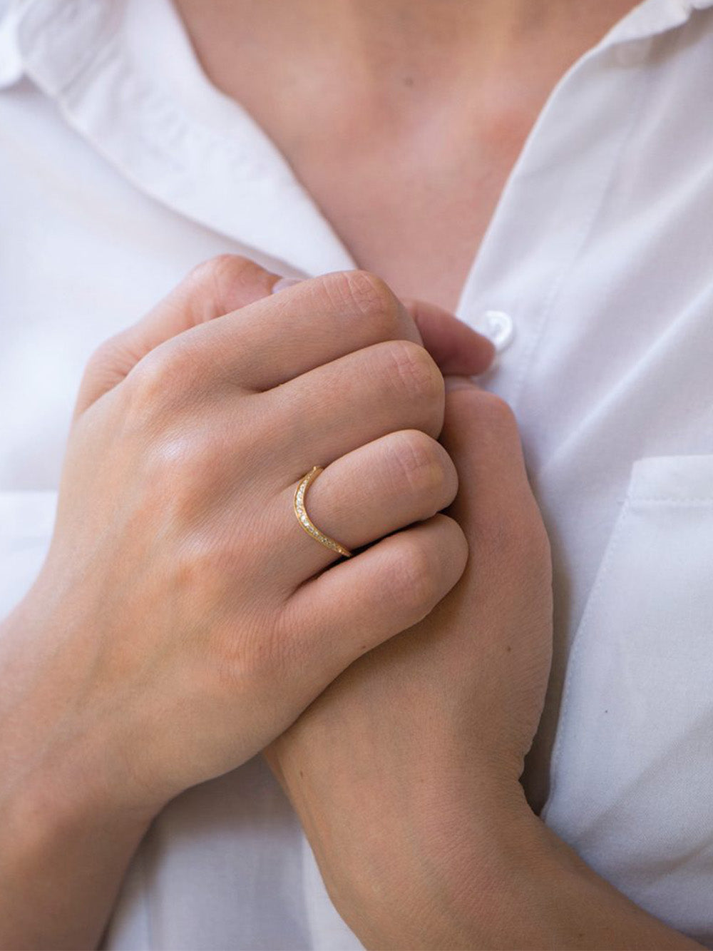 BAGUE VAGUE DIAMANTS