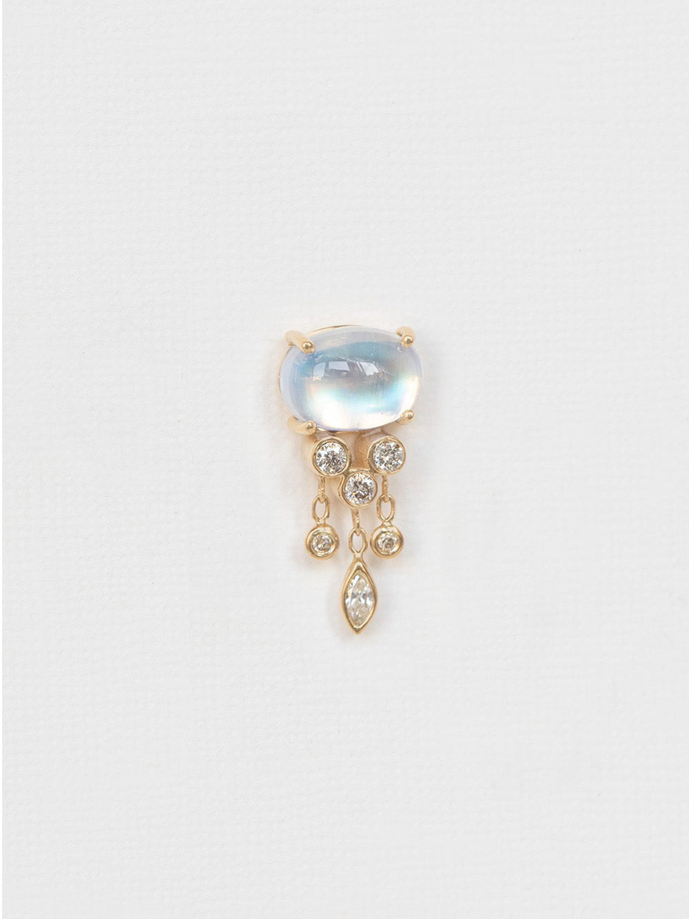 JELLYFISH MOONSTONE EARRING