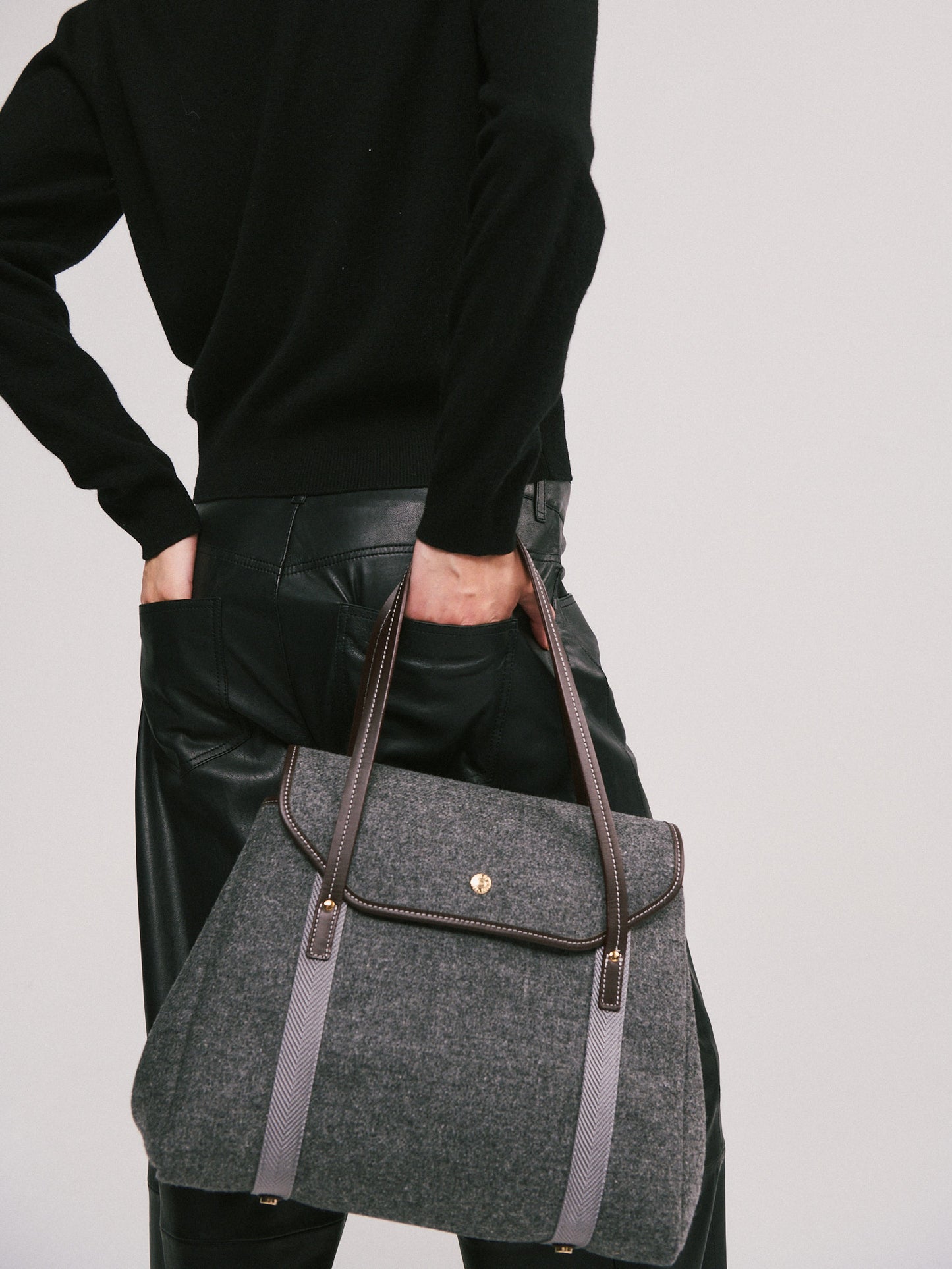 SAC MADISON M WHIP FLANELLE GRIS