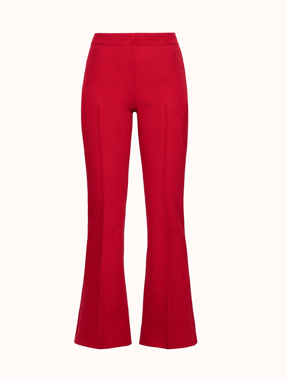 RED GEO KICK PANTS
