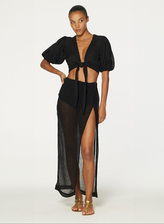 JUPE SARONG NOIRE