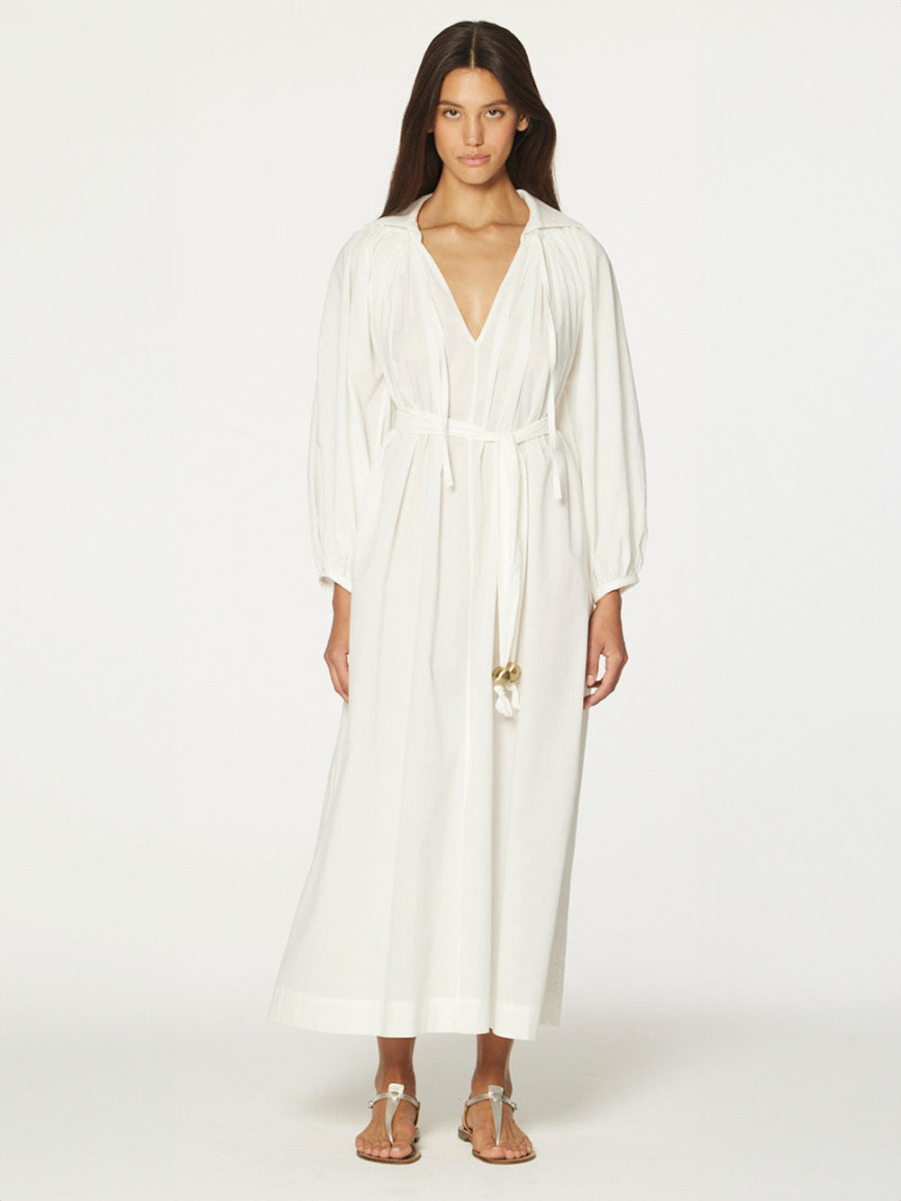 ROBE POET CRÈME
