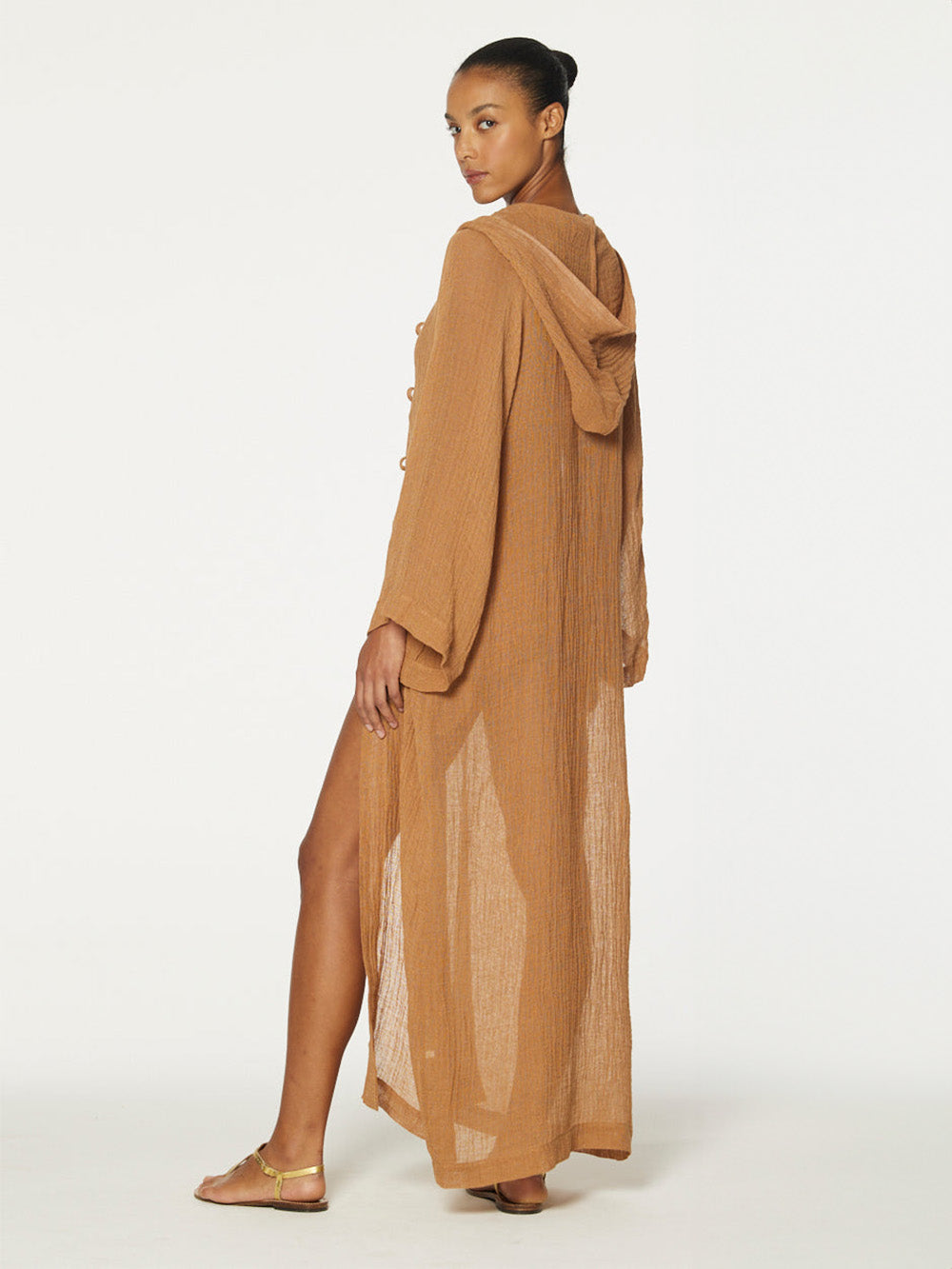 PARDESSUS DE PLAGE CARAMEL