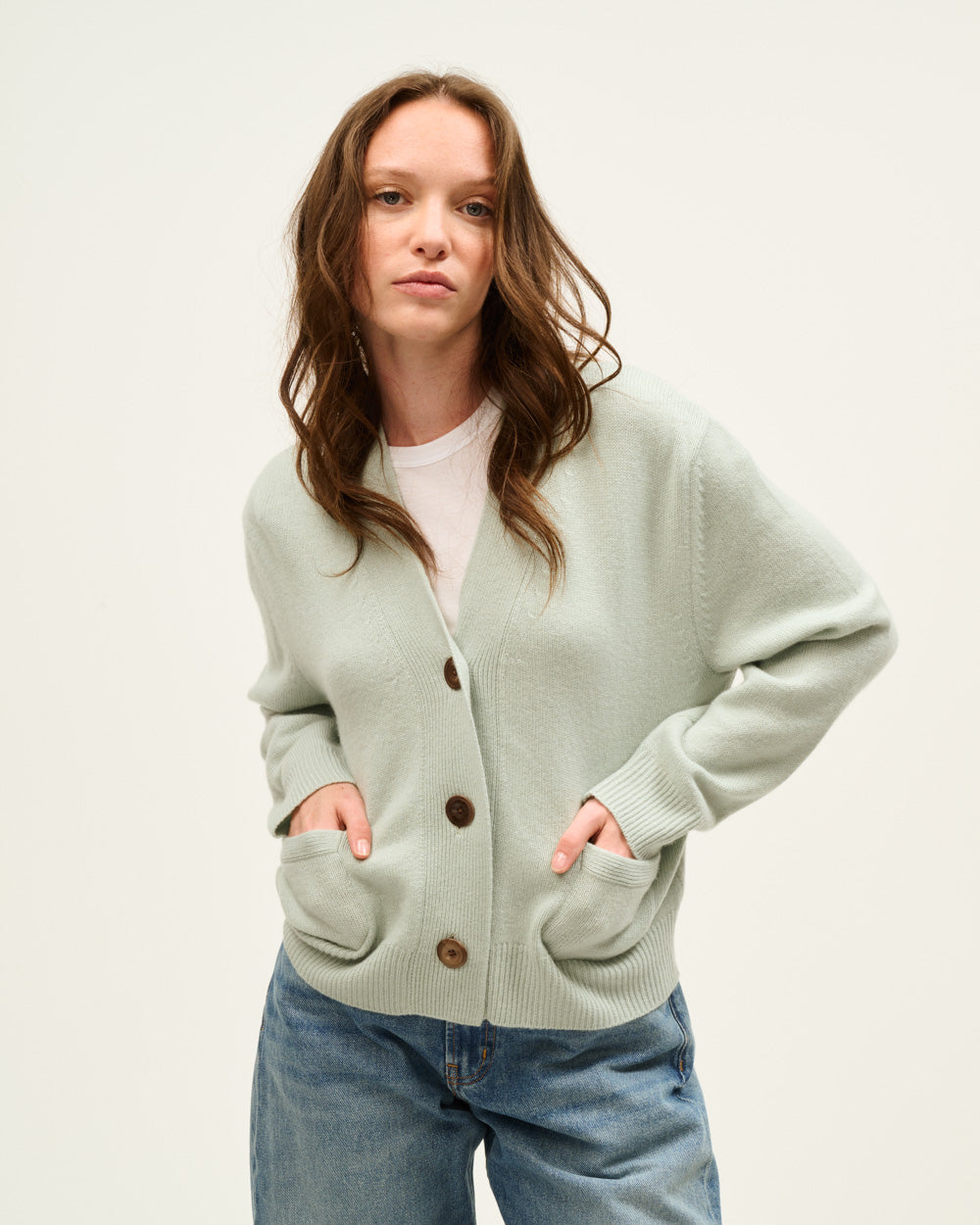 CARDIGAN LOU GIVRE