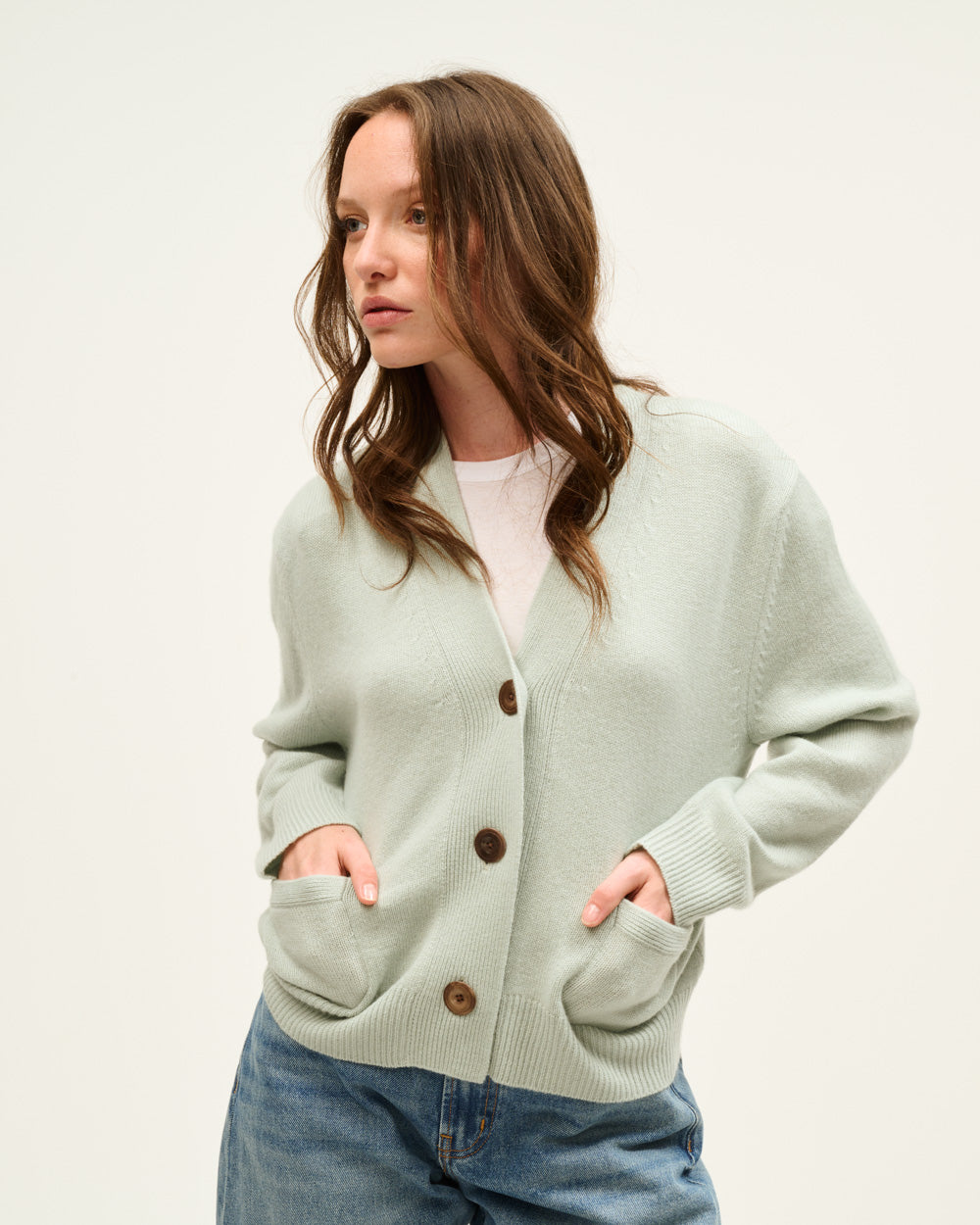 CARDIGAN LOU GIVRE