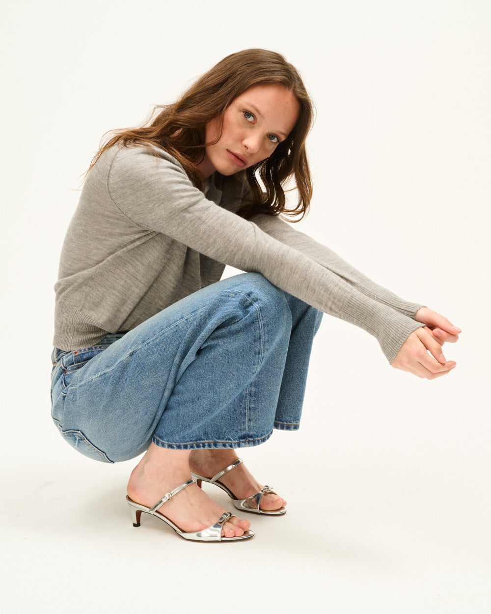 JULIETTE THUNDER GRAY CARDIGAN