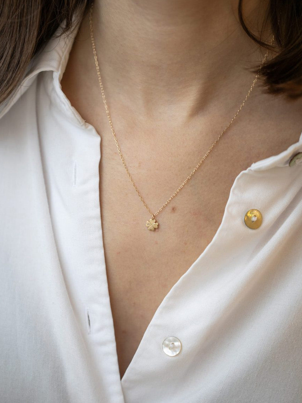 BABETTE CLOVER NECKLACE