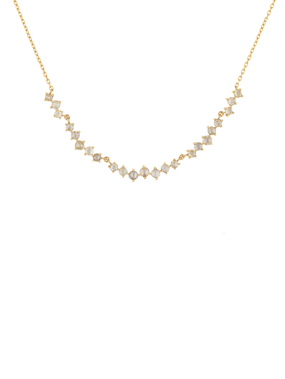 LONG TWISTED DIAMOND NECKLACE