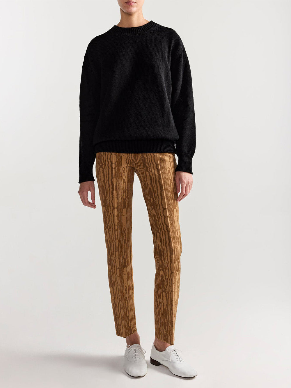 LOUIS MOIRE GRAIN TROUSERS