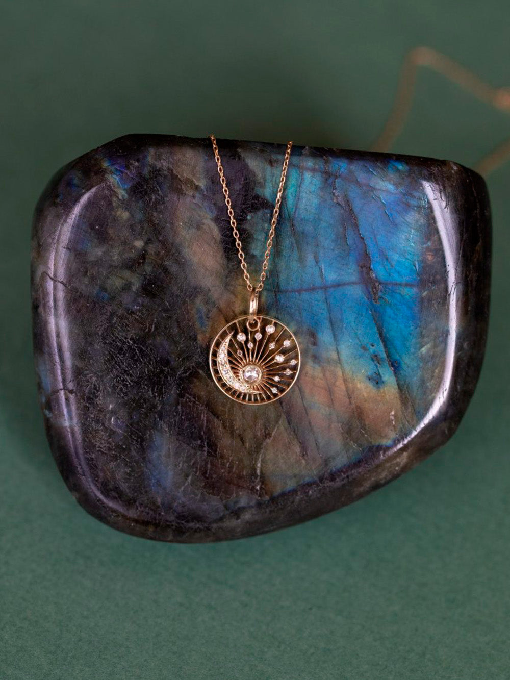 DREAM MAKER CRESCENT MOON NECKLACE