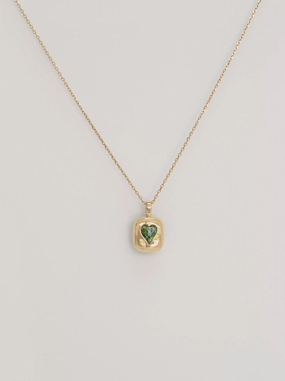 COLLIER LOCKET SOLEIL FLUORITE & DIAMANTS