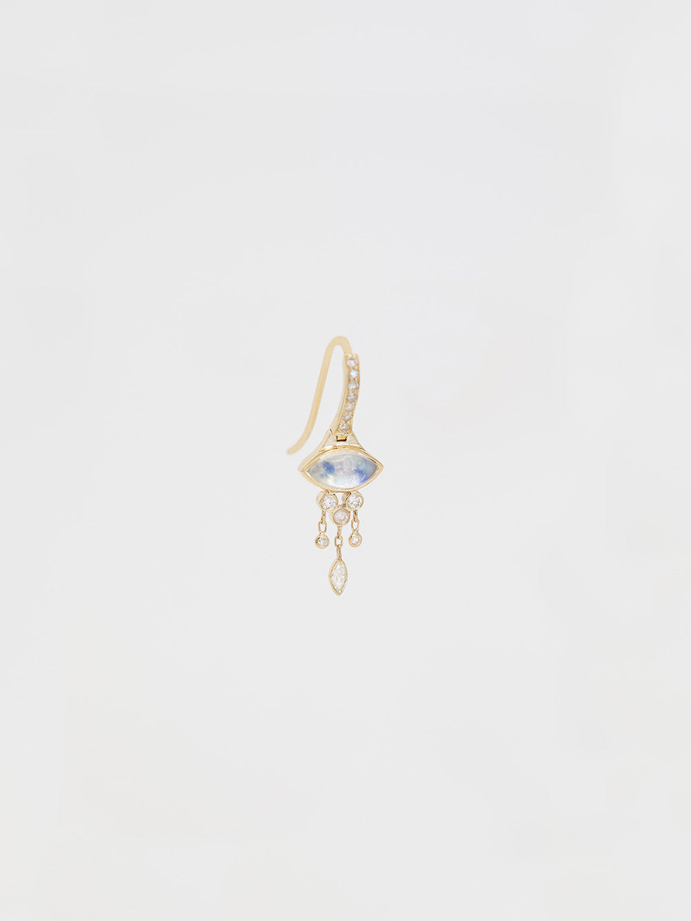 BOUCLE D'OREILLE MARQUISE PIERRE DE LUNE