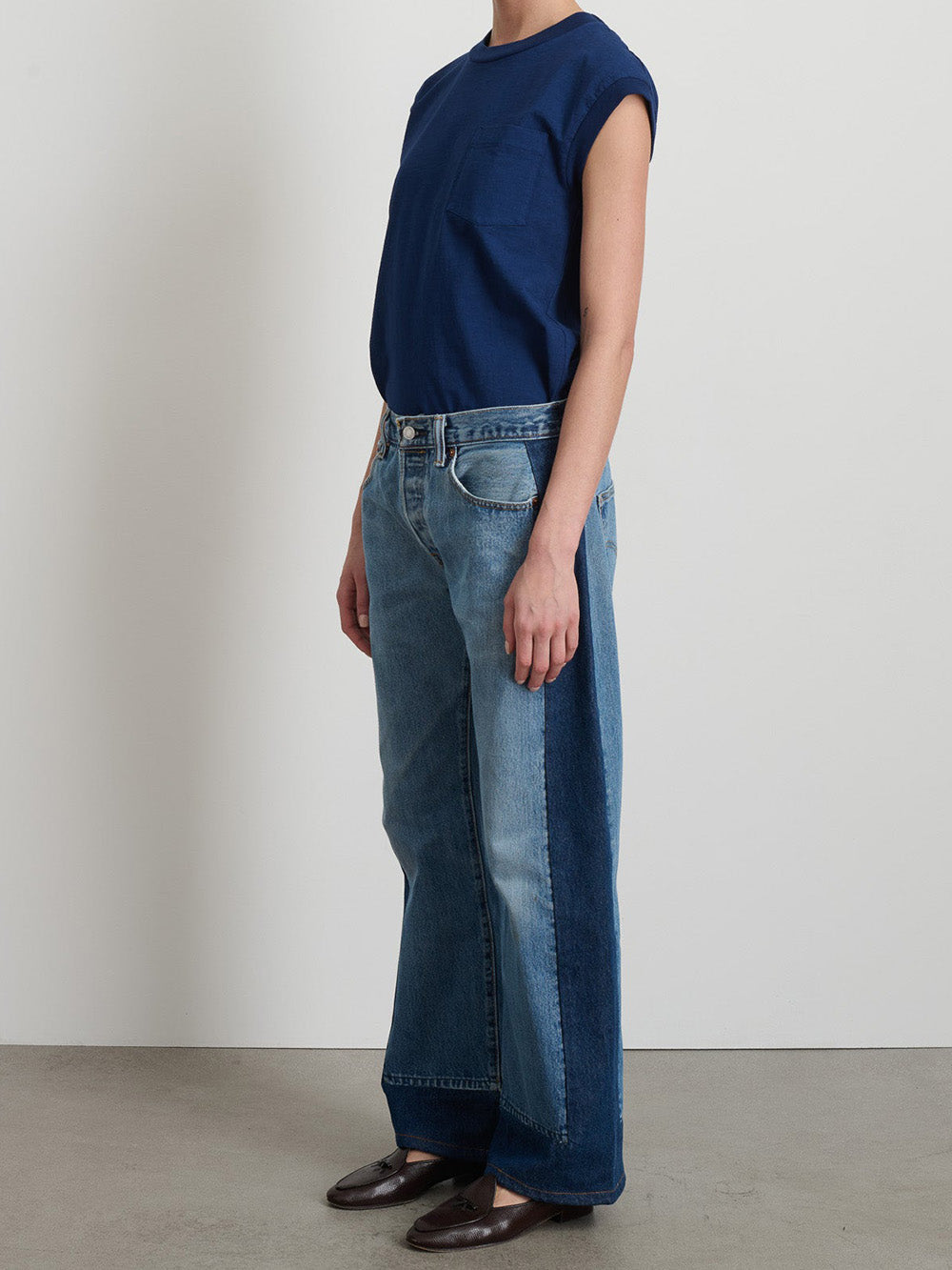 JEAN REWORKED SLOUCH VINTAGE INDIGO-VAN BLUE