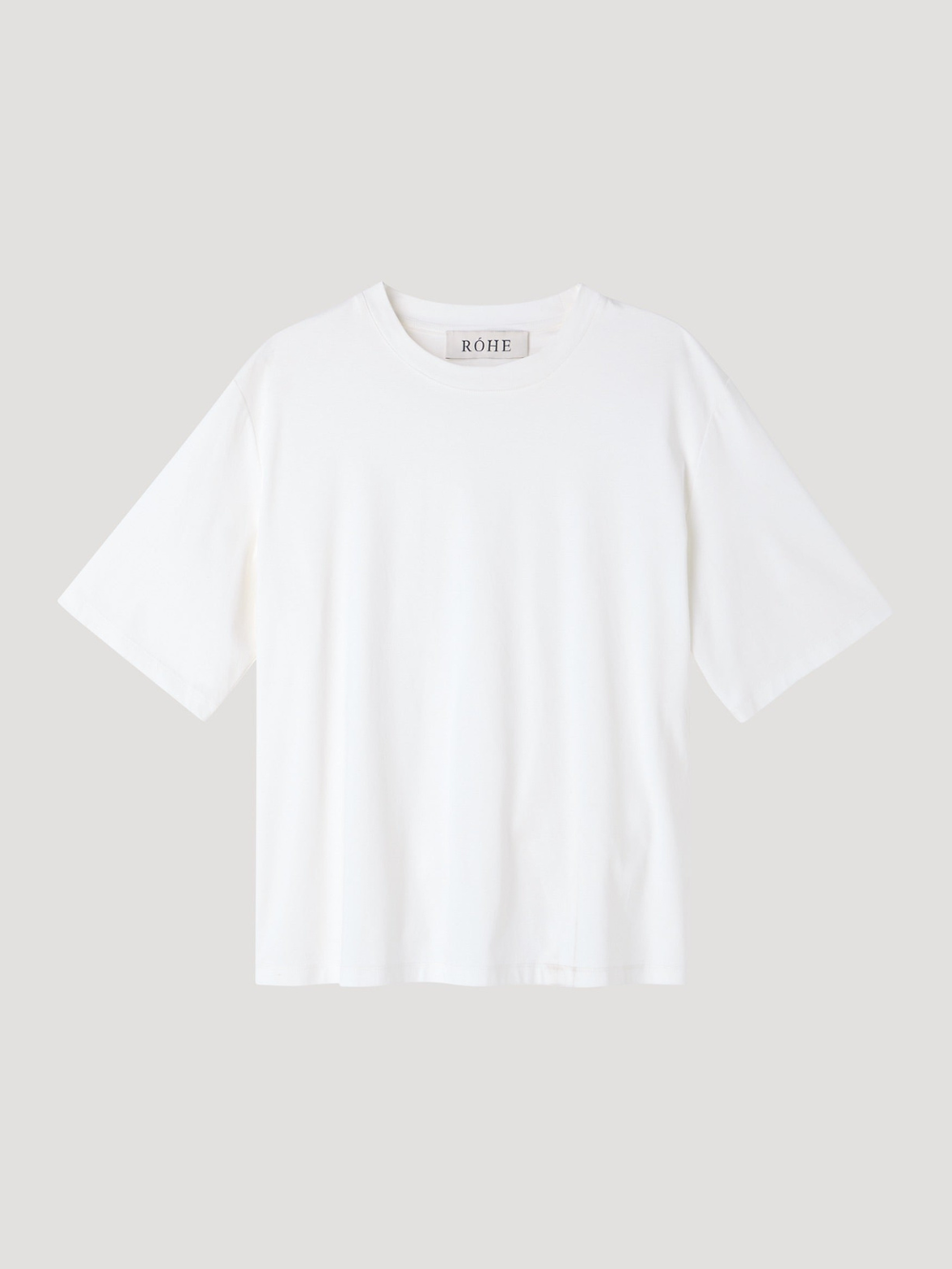 OVERSIZED COTTON SILK T-SHIRT