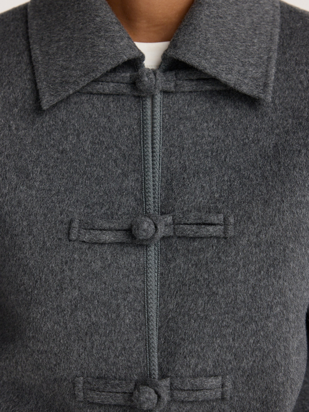 DOUBLE-FACED WOOL PANKOU JACKET
