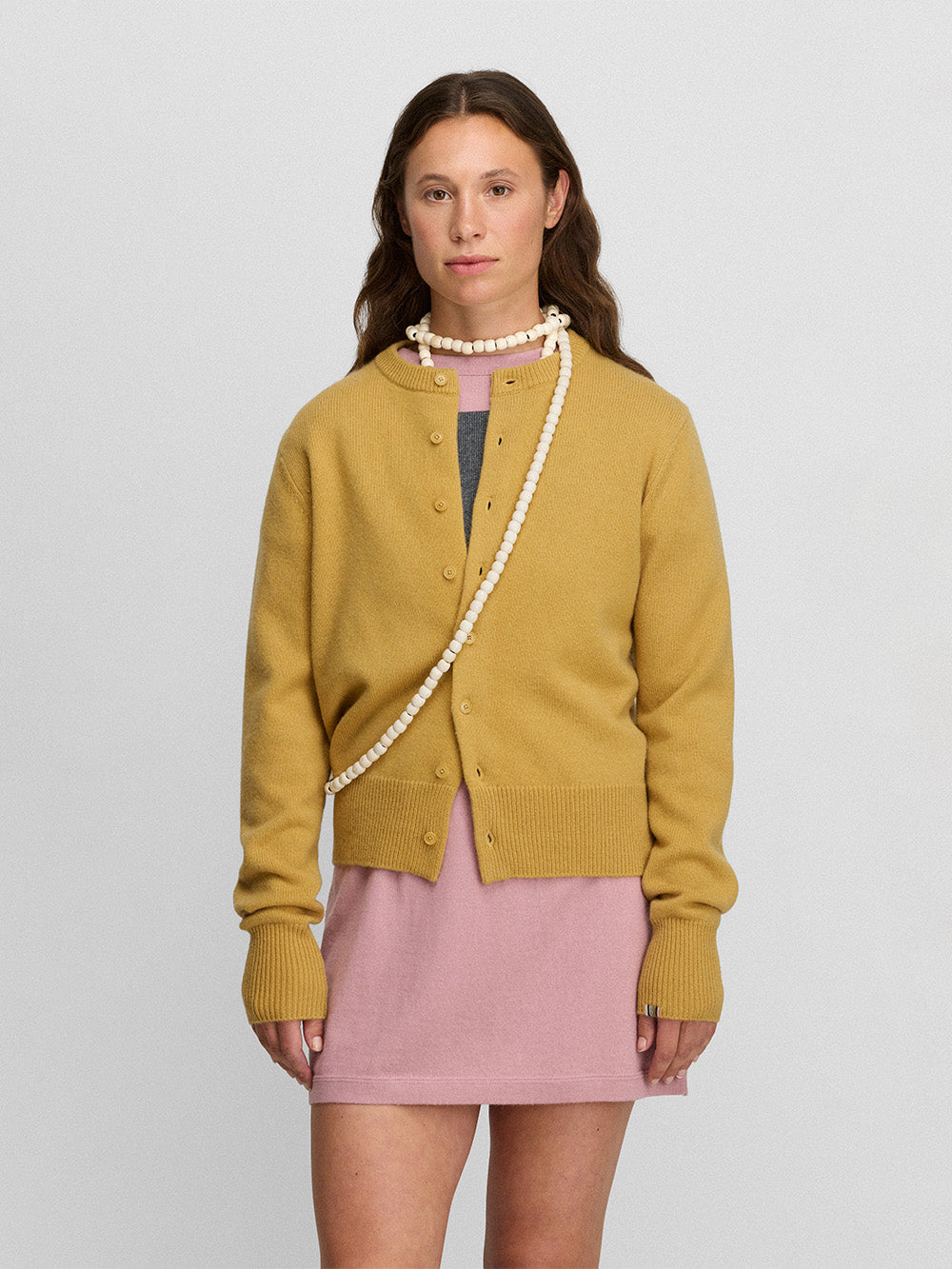 N°435 LITTLE LAMB WHEAT CARDIGAN