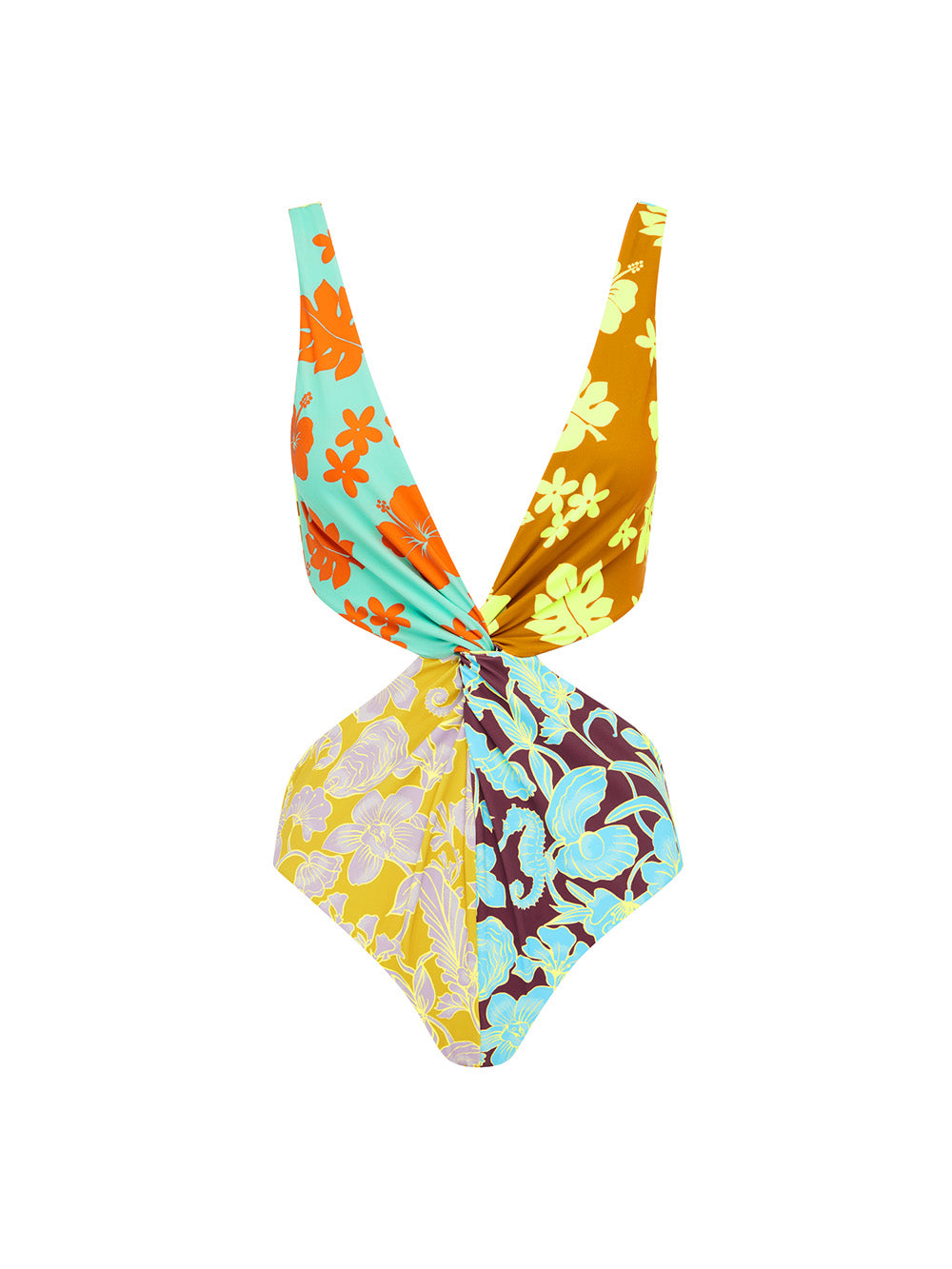 POPPY TWIST SWIMSUIT