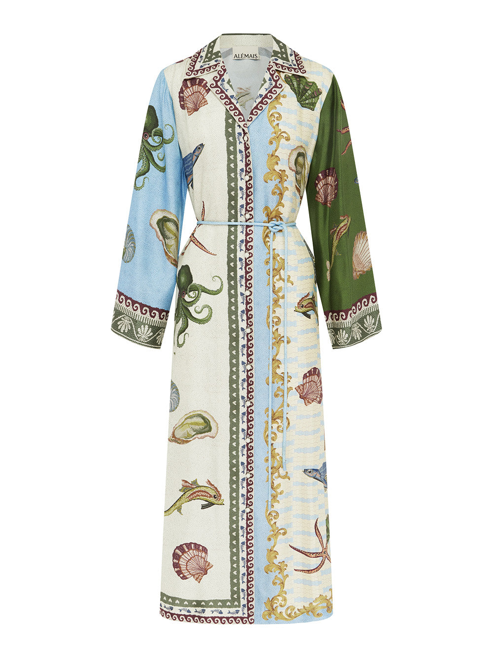 BATH HOUSE SILK SHIRT DRESS